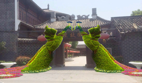 五色草造型在园林应用中的重要性